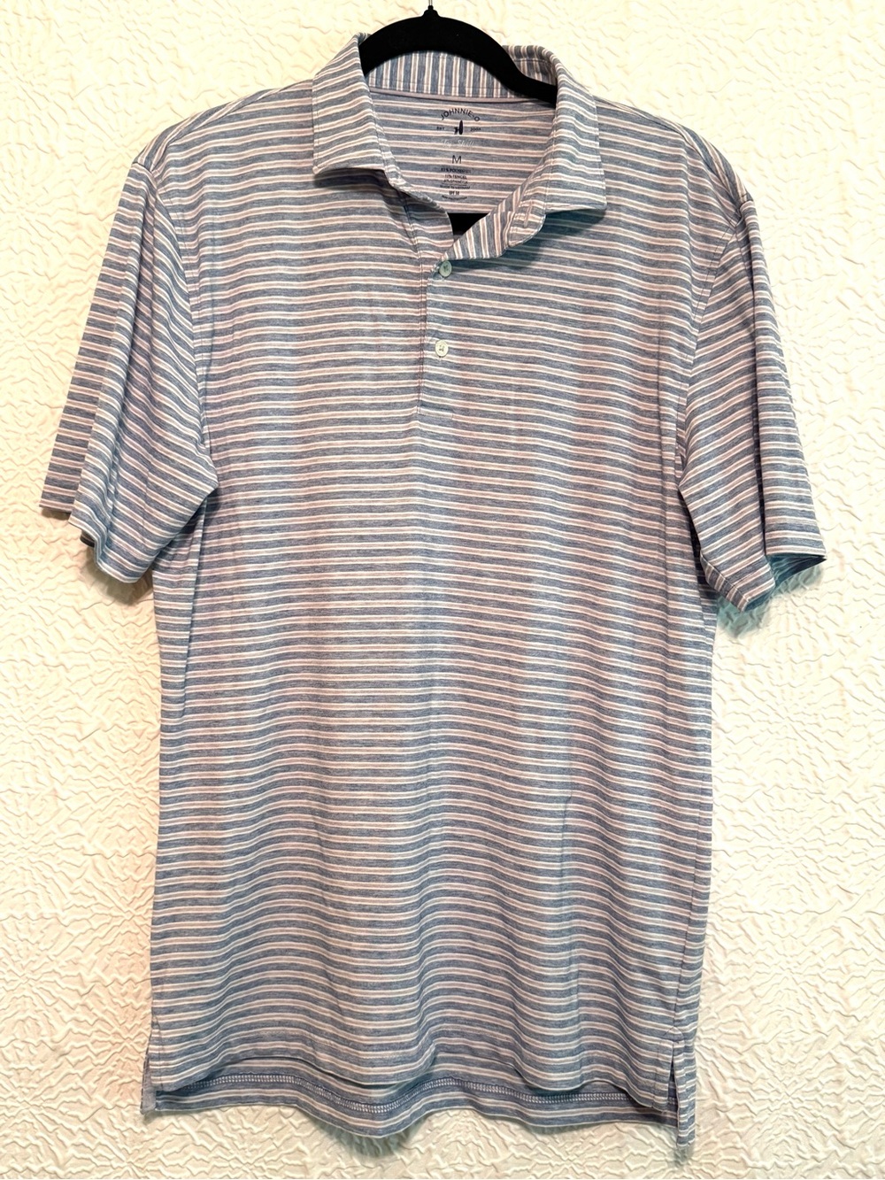 johnnie-O Top Shelf UPF 50  Striped Polo, Medium